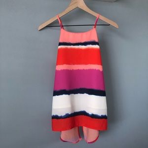 Valette boho stripes pink orange